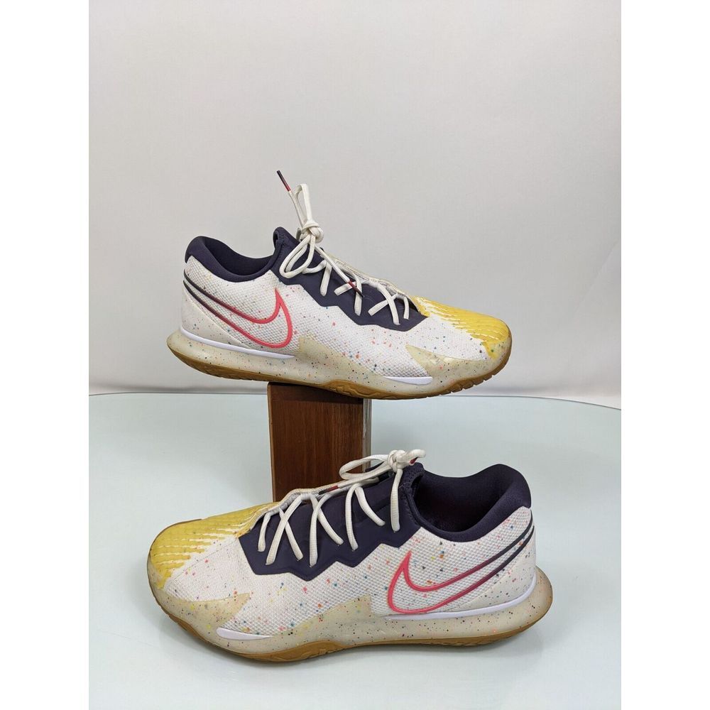 Nike‎ Court Air Zoom Vapor Cage Men's Size 15 White Gridiron Shoes Sneakers